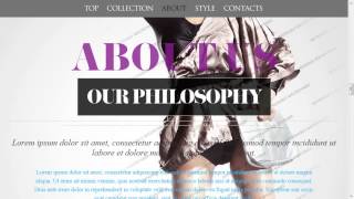 Retro Fashion Website Template
