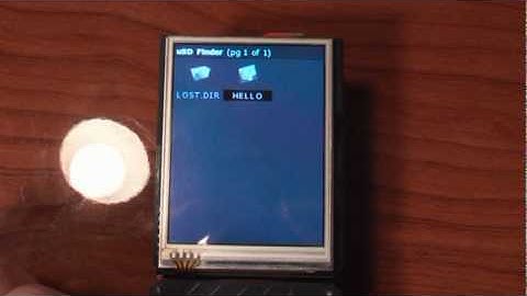 Run Programs from SD card on Arduino with Pyxis OS!