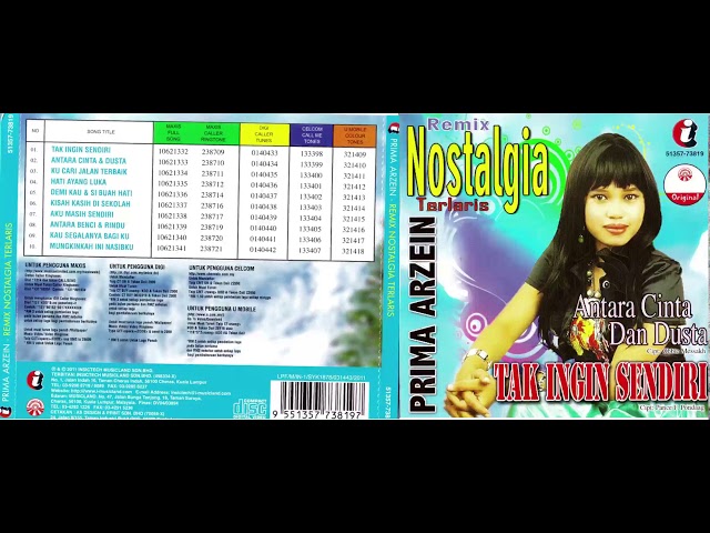 Prima Arzein - Remix Nostalgia Terlaris FULL ALBUM (CD) class=