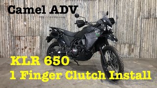 KLR650 1 Finger Clutch