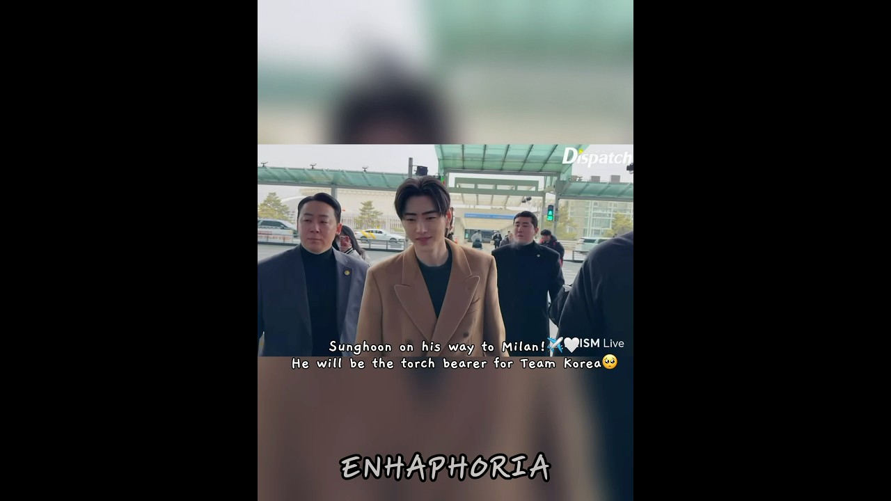 Сонхун направляется в Милан, Италия! ✈️🤍 