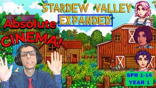 The Best Stardew Valley Mod?!🌾 Our First Steps: Stardew Valley Expanded Ep. 1