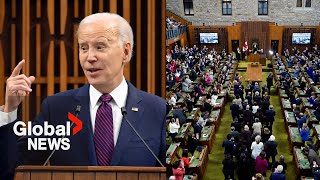 Biden addresses Parliament: 'Canada and the US can do big things if we do them together' | FULL