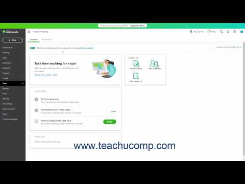 QuickBooks Online Tutorial
