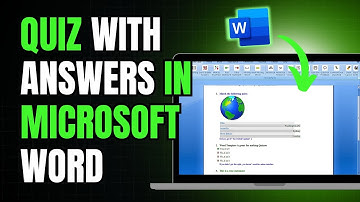 How to create a Quiz with Answer in Microsoft Word
