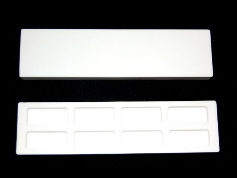 Брусок из алюмокерамики (оксид алюминия) - YouTube