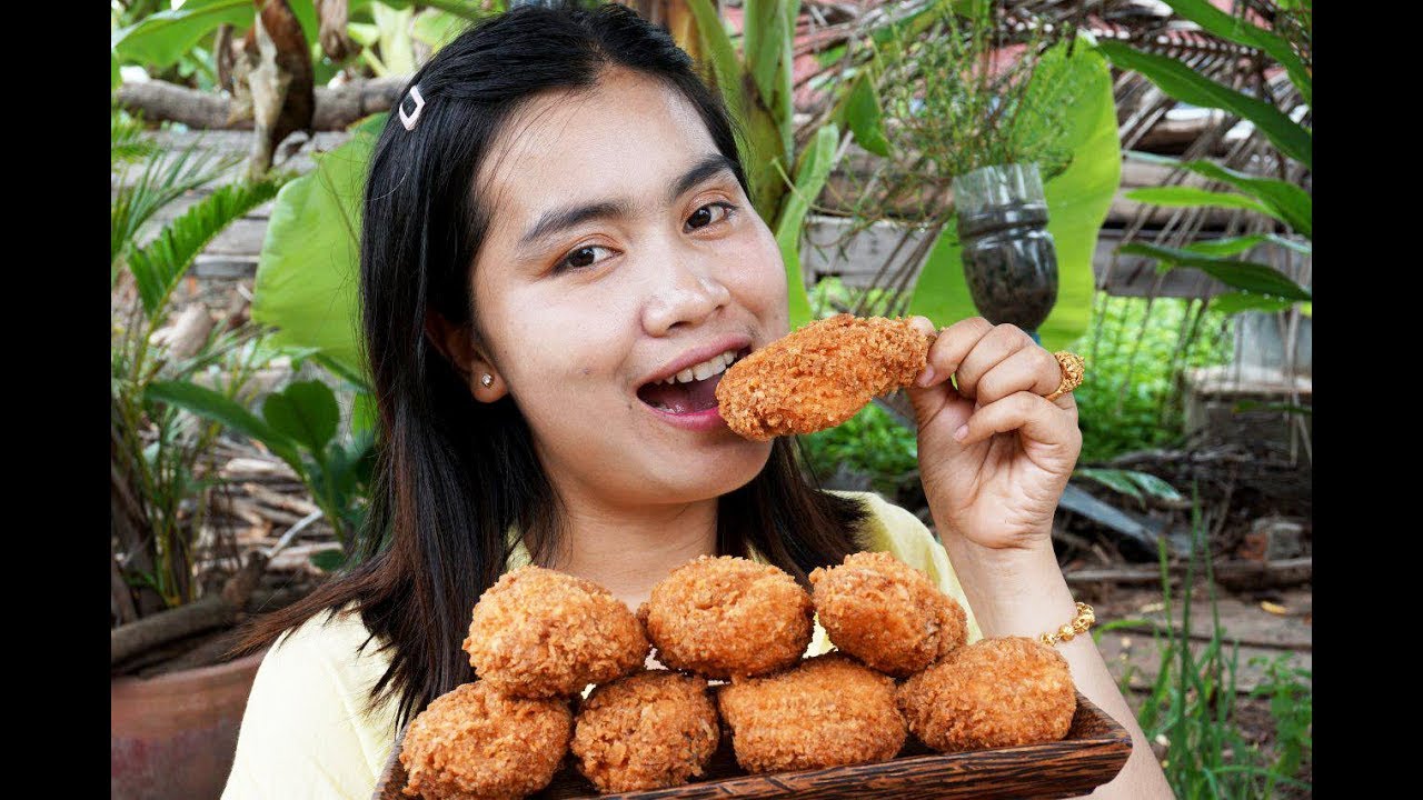 Cooking crispy chicken legs recipe, yummy and eating so delicious-My countryside life - YouTube