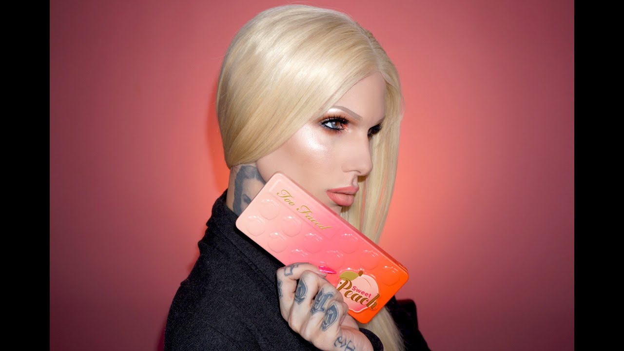 Image result for Too Faced SWEET PEACH Palette Tutorial | Jeffree Star