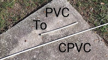 From PVC to CPVC without leaks!