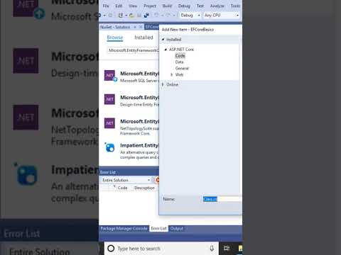 ✔️ Entity Framework
