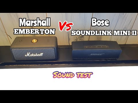 Bose SoundLink Mini II Special Edition vs. Marshall Emberton | Sound Test