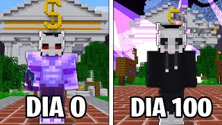 EU PASSEI 100 DIAS PROTEGENDO UMA CIDADE PERFEITA NO MINECRAFT - O FILME