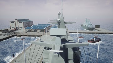 Naval Air/Sea Surveillance and Target Acquisition Radar CGI Animation Video