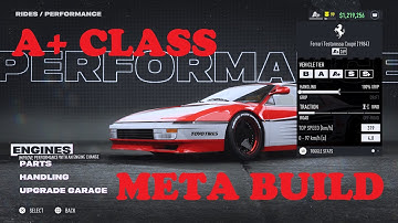 NFS Unbound A+ class meta build vol 2 - 9 Ferrari Testarossa