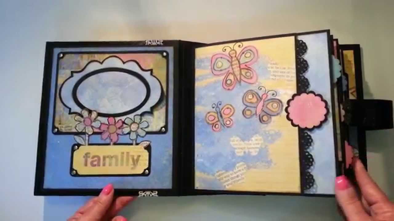 quot collage quot mini album youtube video scrap book