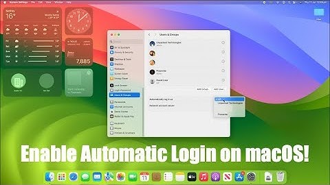 How to Enable Automatic Login on macOS