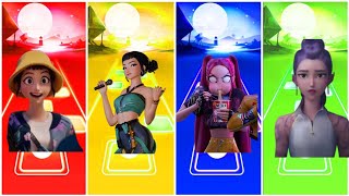 Kpop demon hunters Zoey 🆚Mira 🆚Jinu 🆚Rumi | Tiles Hop/ 25-Part(Perfect Run)