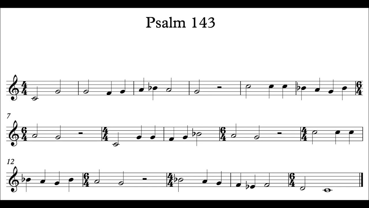 psalm-143-youtube