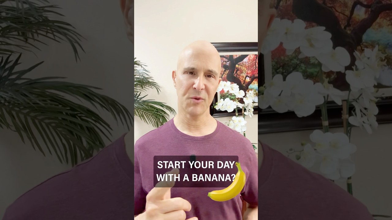 START YOUR DAY WITH A BANANA?  #drmandell #health #healing #banana