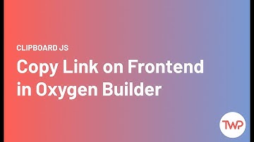 Copy Button on Frontend with ClipboardJS