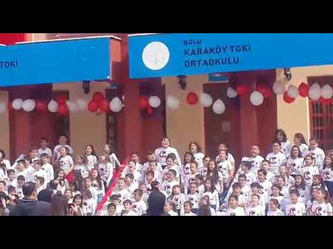 Bolu Karaköy TOKİ ilkokulu 2019-23 Nisan kutlamaları 6