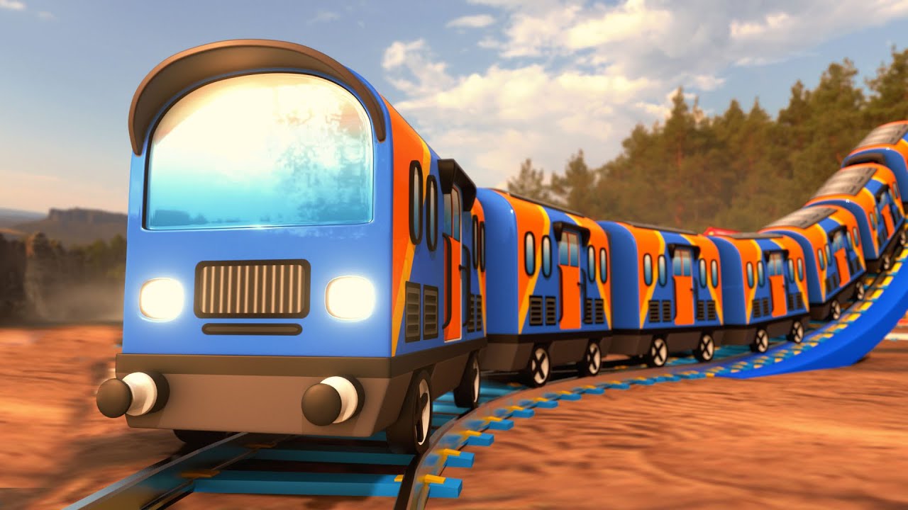 Train Compartment Separates From Train Funny Cartoon Movie | choo choo train  kids videos - YouTube