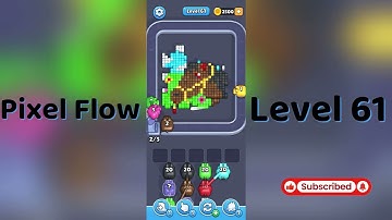 🎮 Pixel Flow Level 61 Walkthrough 💥 | SolutionGuruji