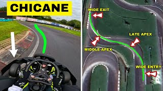 How to take a CHICANE in Karting (tips for beginners)