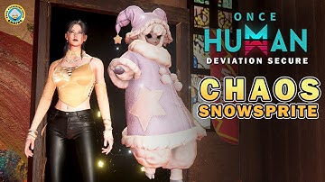 Chaos Snowsprite boss fight in Once Human Deviation Secure