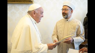 Diyanet İşleri Başkanı Erbaş, Vatikanda Papa Fransuva Ile Görüştü