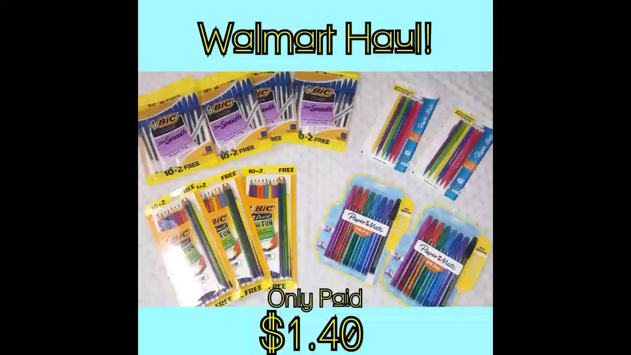 FREE School Supplies! Walmart Couponing! YouTube