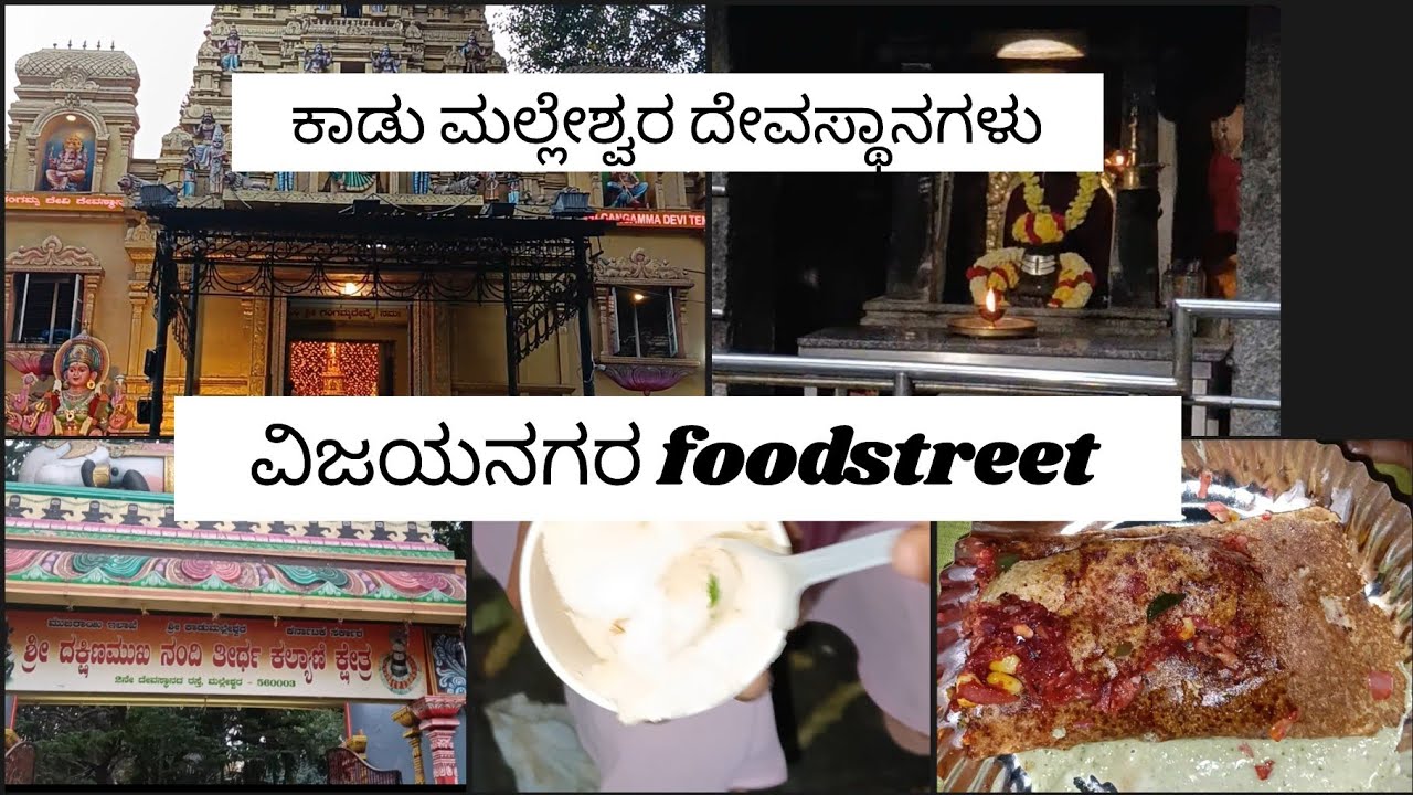 🍱 Vijayanagara foodstreet | kaadumalleshwara temple 🙏 | easy tomatobath breakfast recipe@yudvigowda 