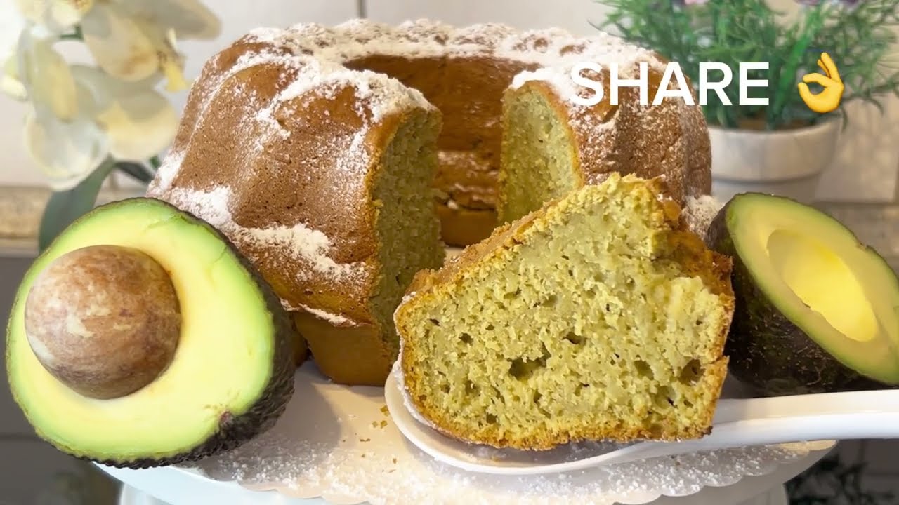 Amazing AVOCADO  CAKE  That Makes my Best  Friend  Happy, Because It’s  So Delicious  and Healthy .