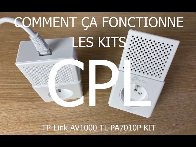 Comment fonctionne un kit CPL ? Test du CPL TP-Link AV1000 (TL-PA7010P KIT)  