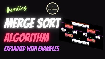 Merge Sort Algorithm | At A Glance! | #mergesort