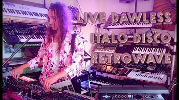 Alright (2023 version) live dawless synthwave / italo disco / synth pop / 80s