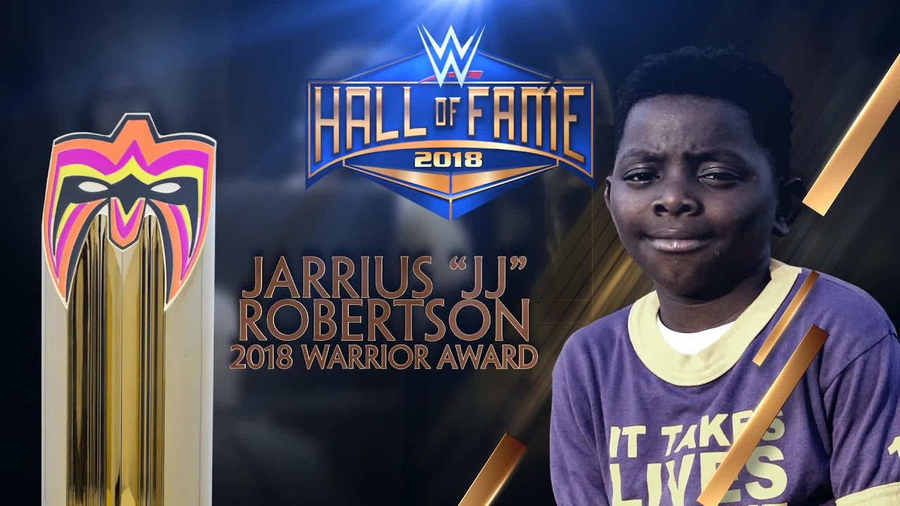 Jarrius &quot;JJ&quot; Robertson to receive the 2018 Warrior Award