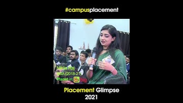 CIMAGE Placement Glimpse 2021 | CIMAGE Campus Placement #shorts