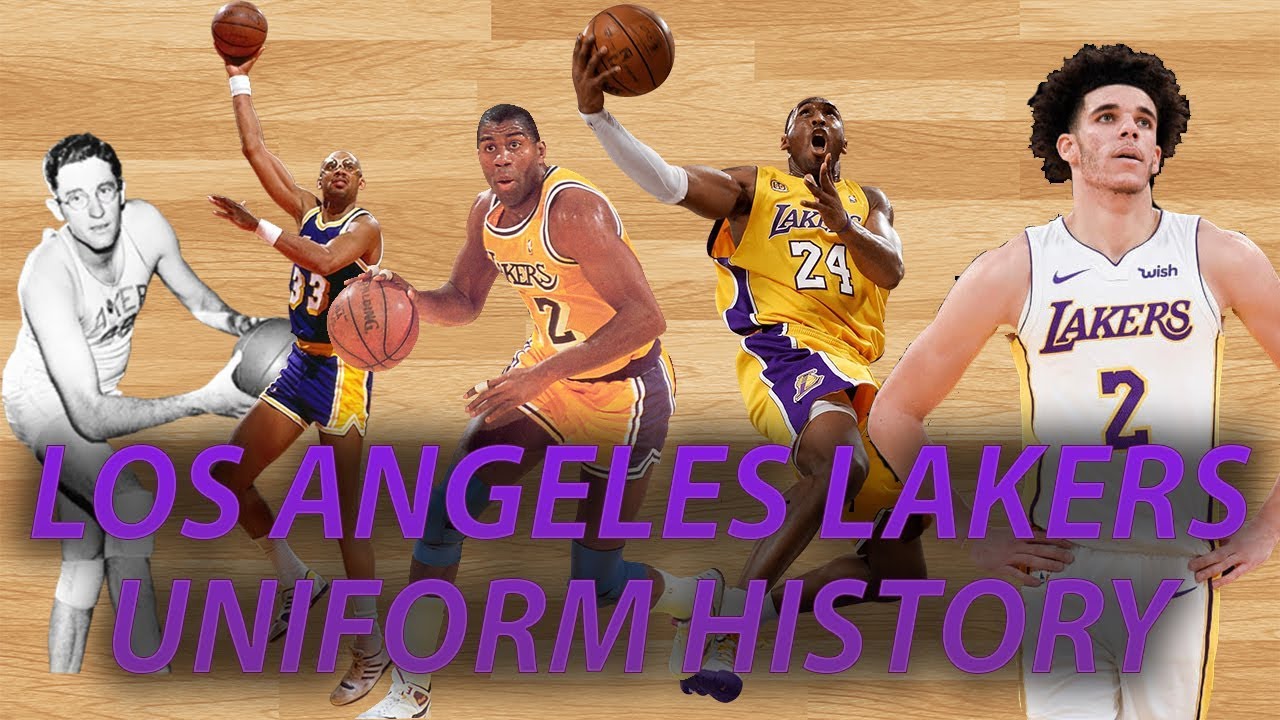 all lakers jerseys history