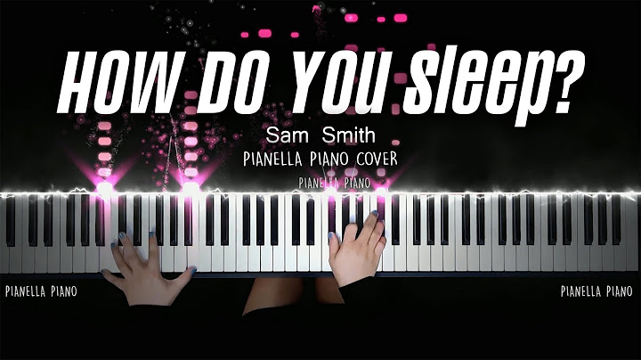 How Do You Sleep? Piano version - Piano performance video thumbnail