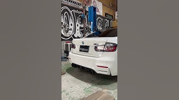 BMW M3 F80 Down pipe＋Full Exhaust with Bootmod3 Exhaust Burble.