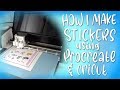 How I Make Stickers with Procreate and Cricut Design Space