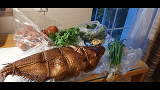 Обзор  продуктов Калининградской области. Копченый угорь. Вкуснятина. Копченый лещ. Зеленоградск.