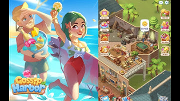 Gossip Harbor : Merge Game /🍰☕️ Day 167  Level  145-146  Part 167 🥖🍞    #gossip #merge