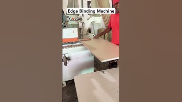 Edge Binding Machine #woodworking #edgebinding #factorymachines #factorymade #automatic