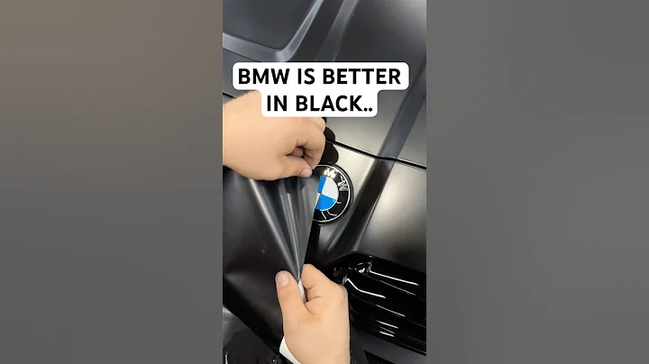 BMW M3 Competition Wrapped In Satin Black + Black Accents #bmw #m3 #carwrap #shorts #transformation