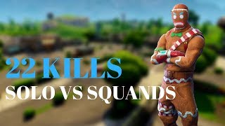 22 KILL SOLO VS. SQUADS! (Fortnite Battle Royale) - Flynn