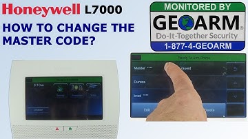 Honeywell L7000 - How to Change the Master Code?