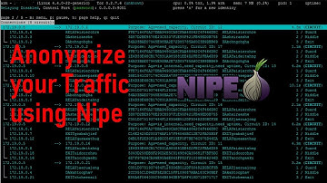 Nipe : Completely Anonymise yourself using Tor Network