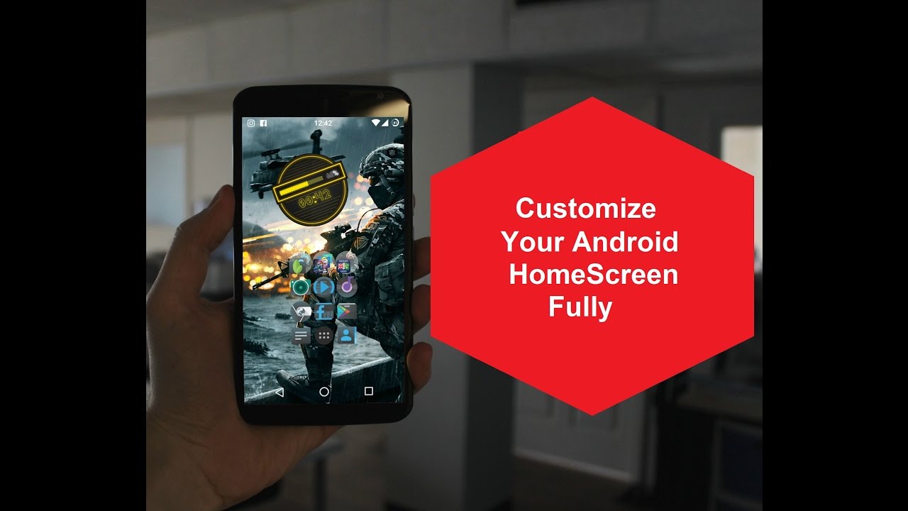 How To Fully Customize Your Android HomeScreen 2016 - YouTube